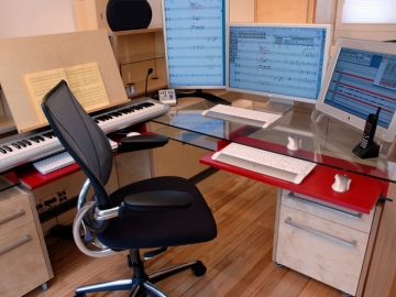 Musikzimmer in Birke massiv